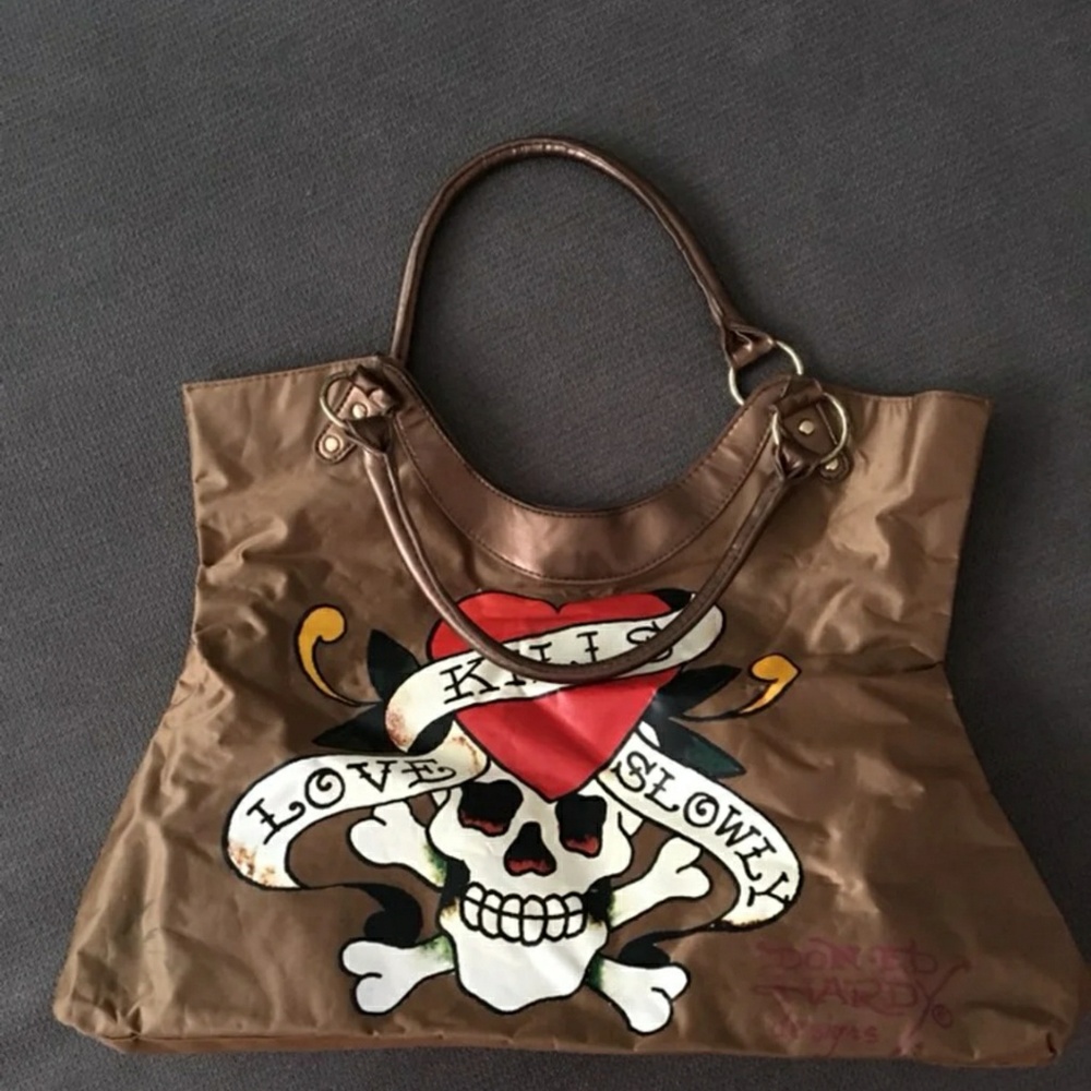 Beautiful briwn ed hardey handbag